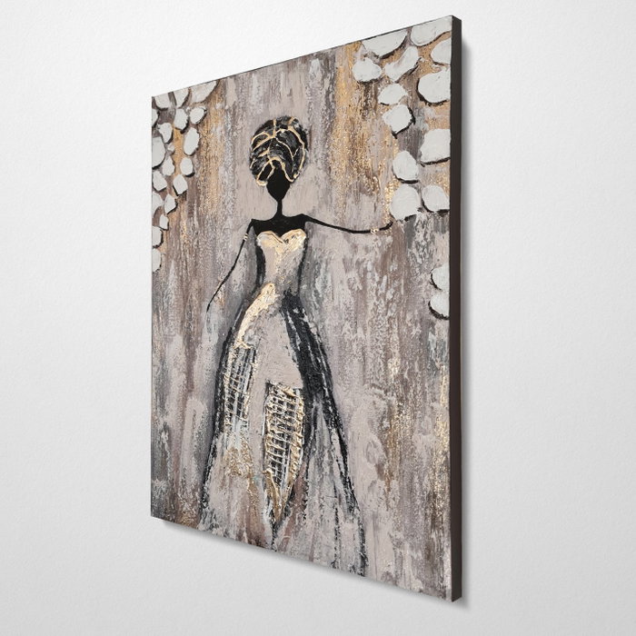 Wallity Pintura al óleo decorativa Multicolor 50 x 70 cm